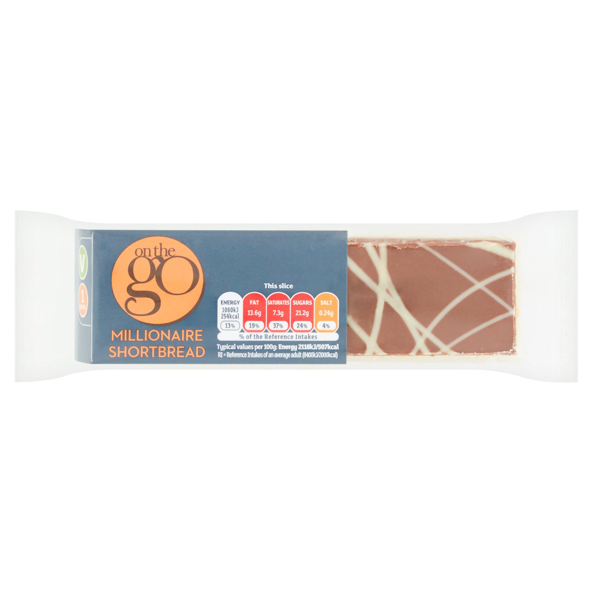 Sainsbury's Millionaires Slice 50g, imported from the UK