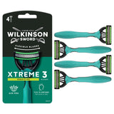 Wilkinson Sword Xtreme 3 sensitive razors, imported from the UK