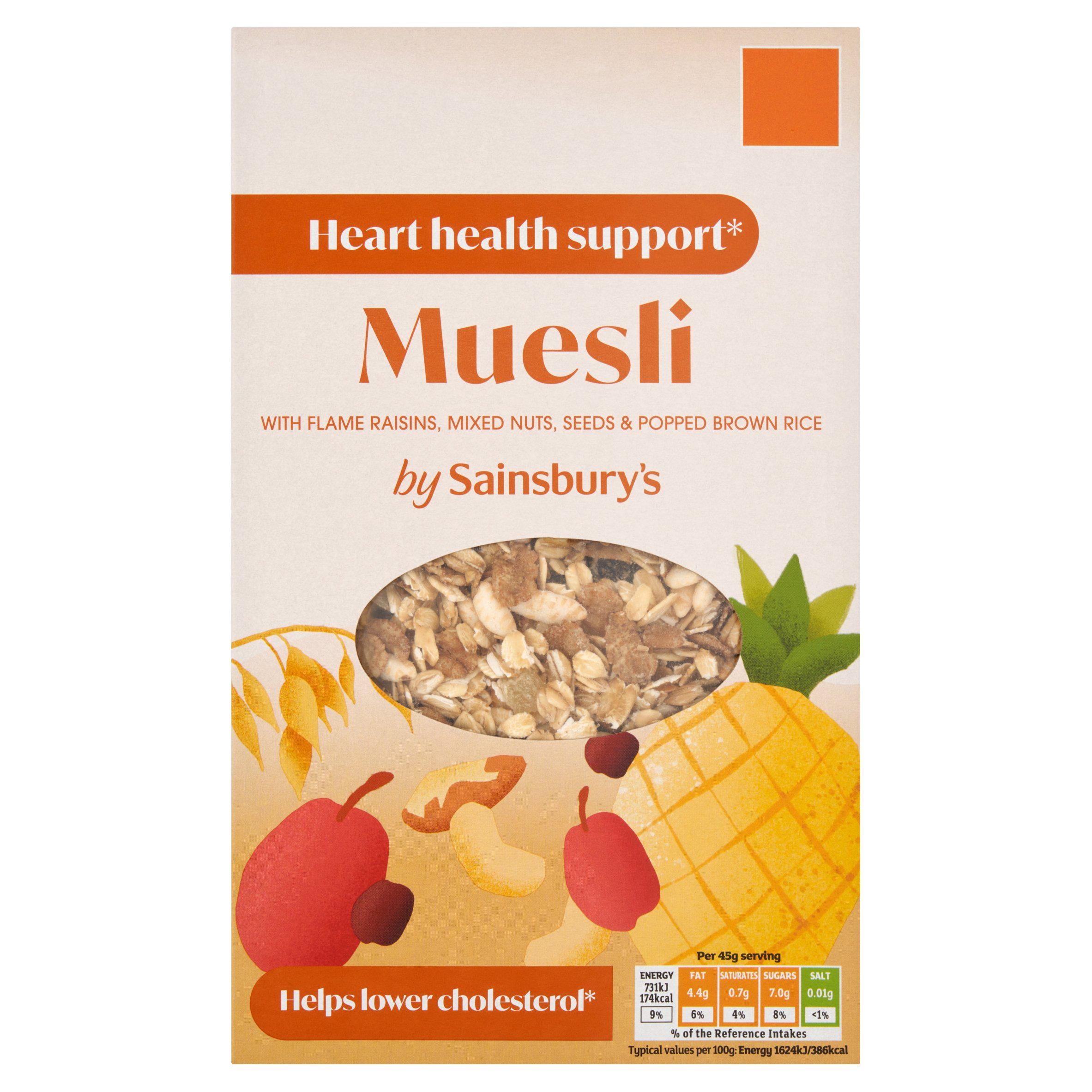 Sainsbury's Heart Health Muesli 500g - British product