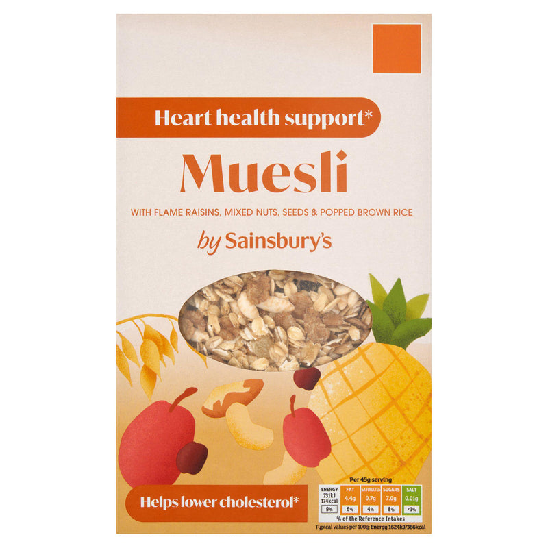 Sainsbury's Heart Health Muesli 500g - British product