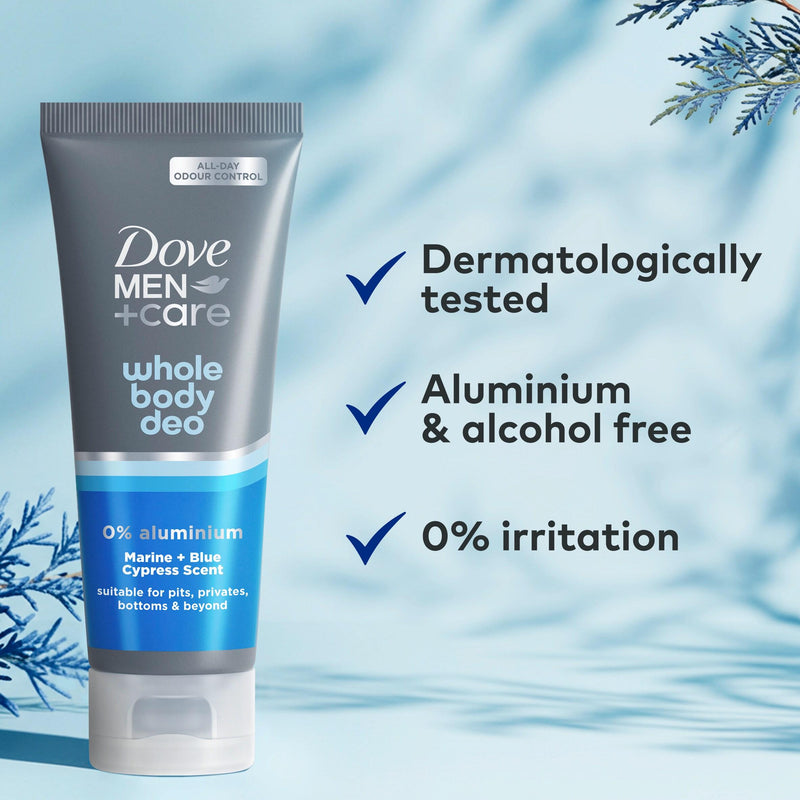 Dove Men+Care marine blue cypress deodorant cream 75ml - British product
