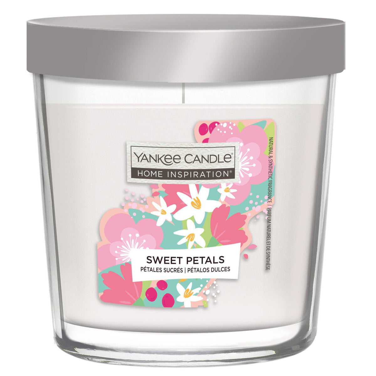 Yankee Candle Sweet Petals tumbler candle 25 hours burn (British brand)