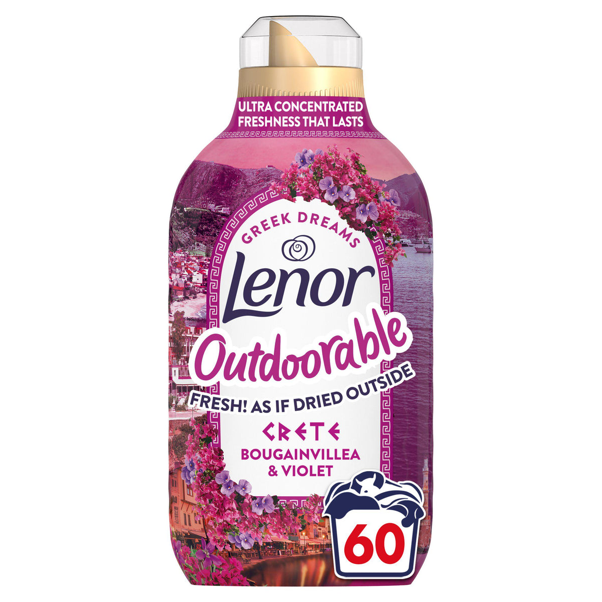 Lenor Outdoorable fabric softener 60 washes, UK version