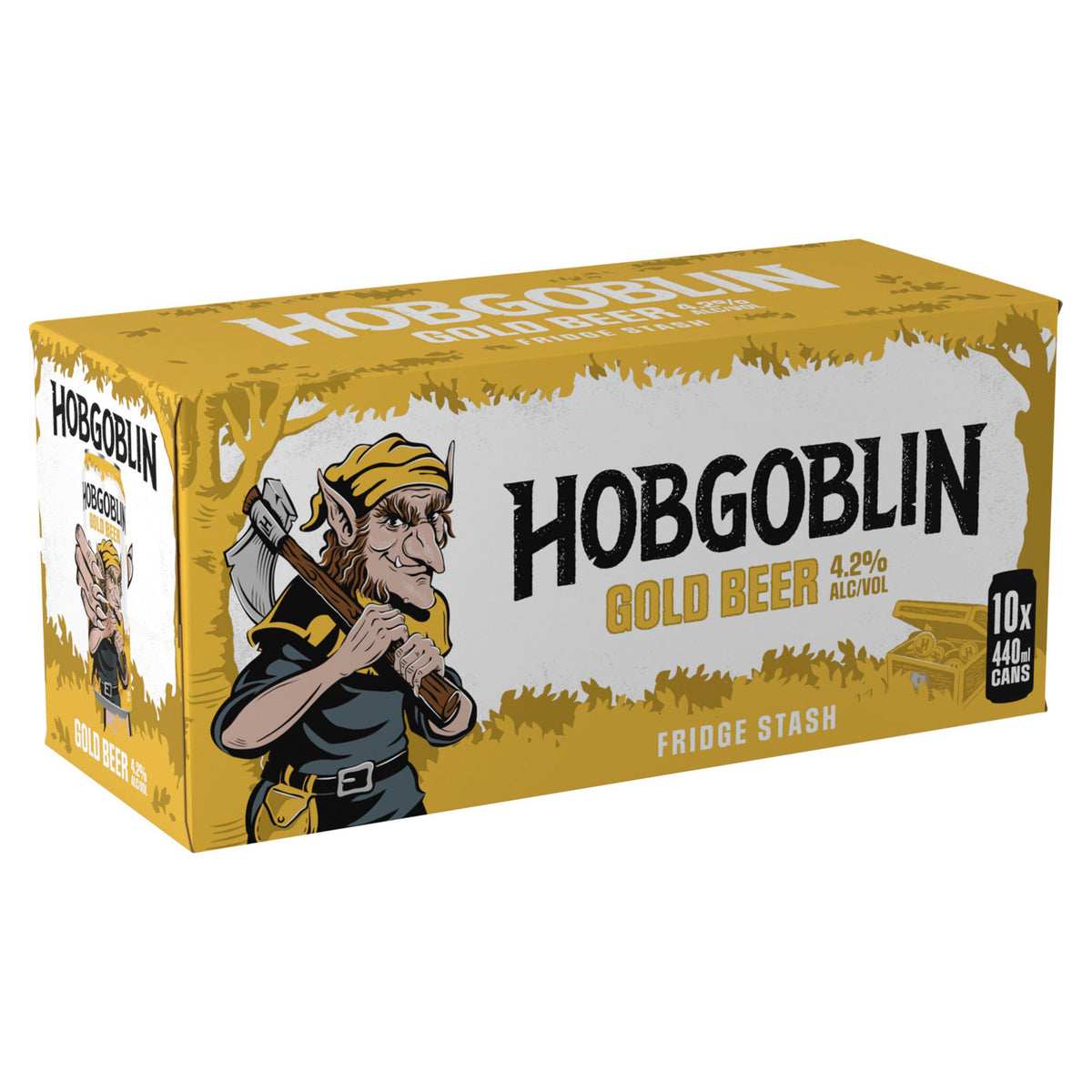 Hobgoblin Gold Ale 440ml Can 10 Pack, UK version