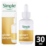 Simple Glow+ Serum 10% Vitamins C+E+F 30ml, imported from the UK