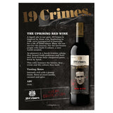 19 Crimes The Uprising red wine 75cl (British brand)