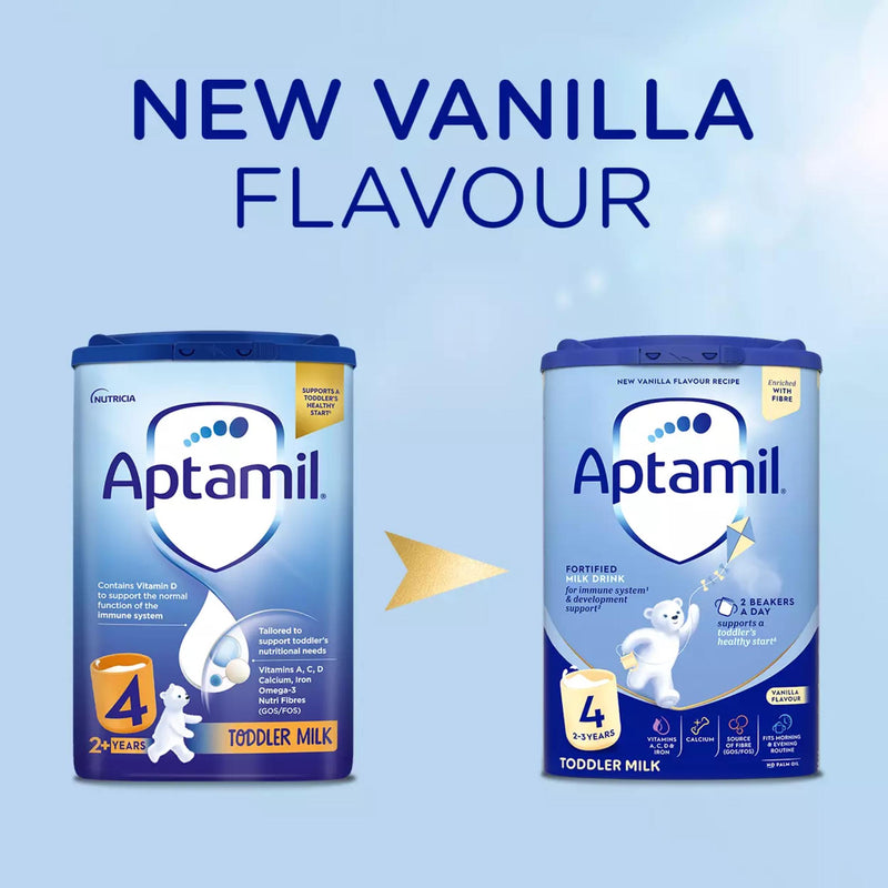Aptamil toddler milk formula vanilla flavoured 800g, UK version