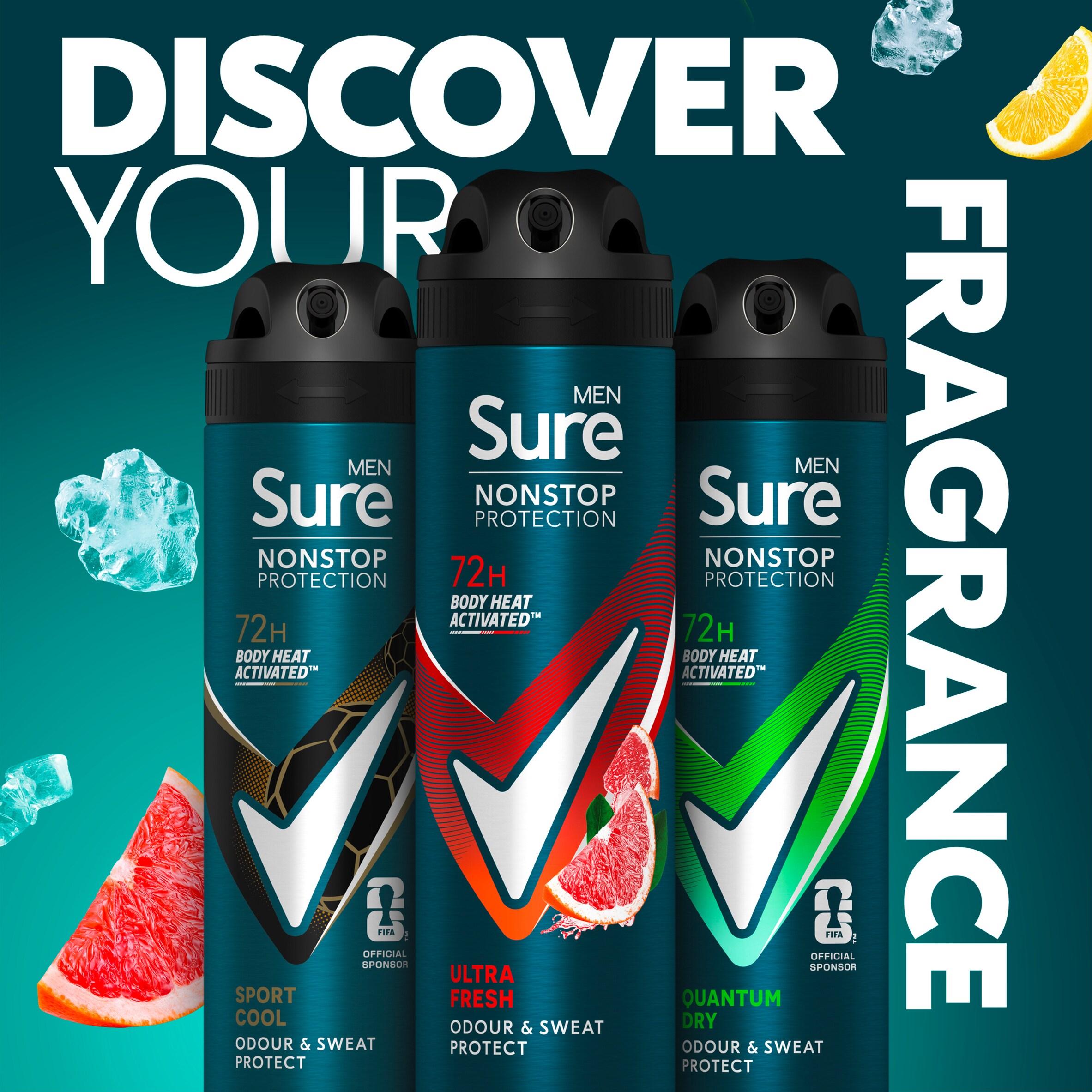 Sure Men Ultra Fresh antiperspirant deodorant 150ml, imported from the UK
