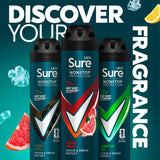 Sure Men Ultra Fresh antiperspirant deodorant 150ml, imported from the UK