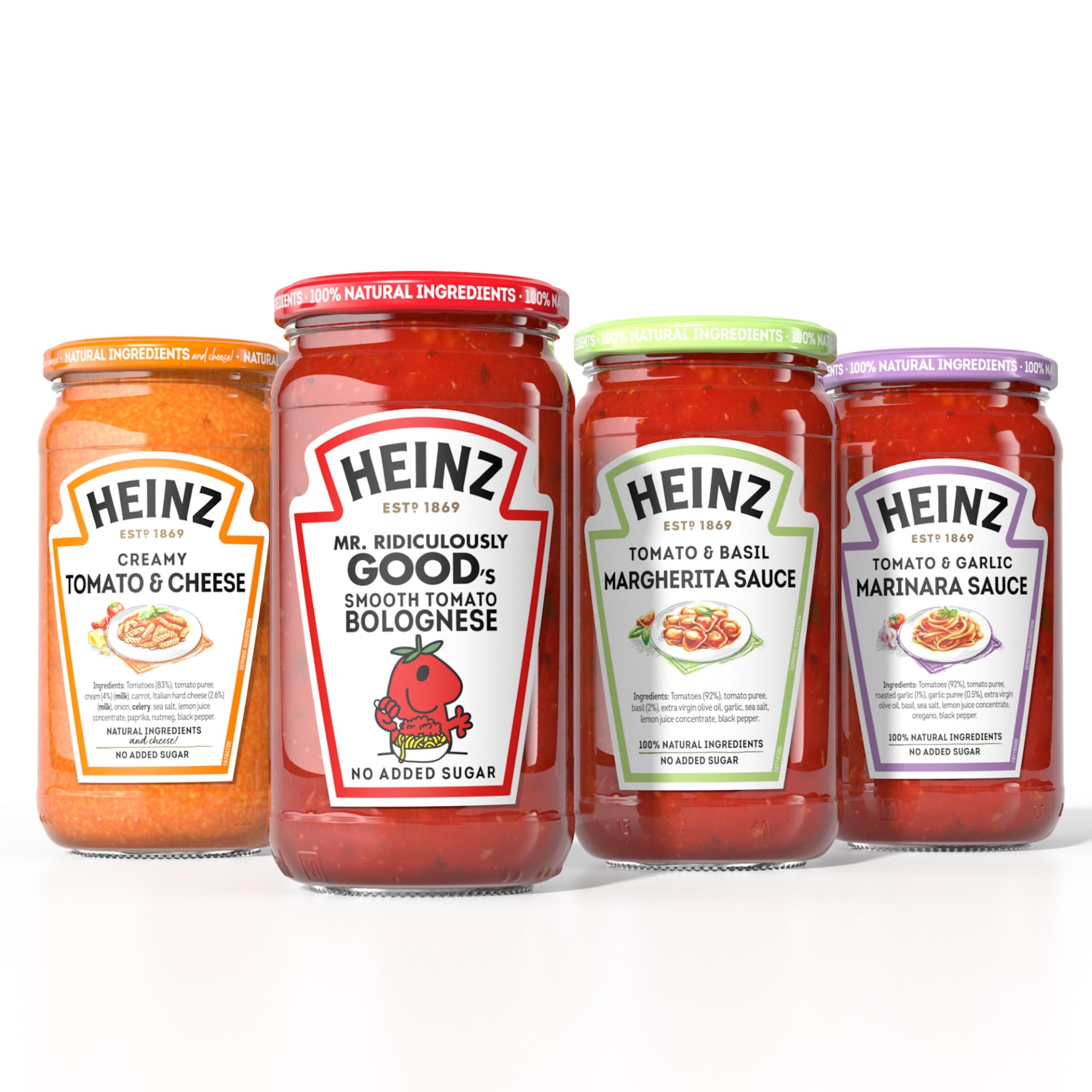Heinz Mr Ridiculously Good smooth bolognese sauce 490g, UK version