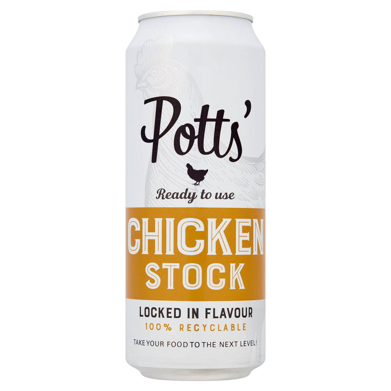 Potts Chicken Stock 500ml, imported from the UK
