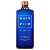 Haig Clubman single grain scotch whisky 70cl, imported from the UK