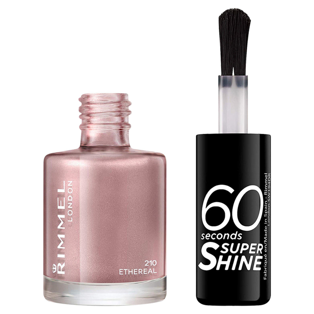 Rimmel 60 Seconds Super Shine nail polish Ethereal 8ml - British product