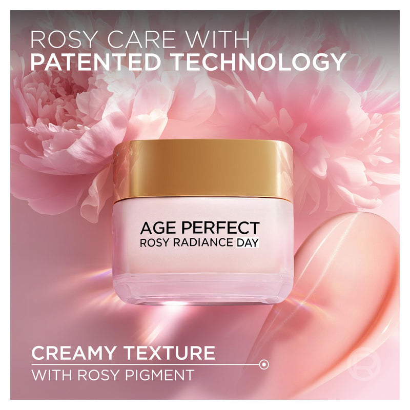 L'Oréal Paris Age Perfect Rosy Day Cream 50ml, imported from the UK
