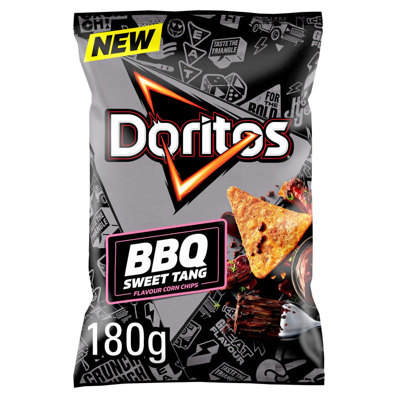 Doritos Sweet BBQ Tortilla Chips Sharing Bag 180g - British product