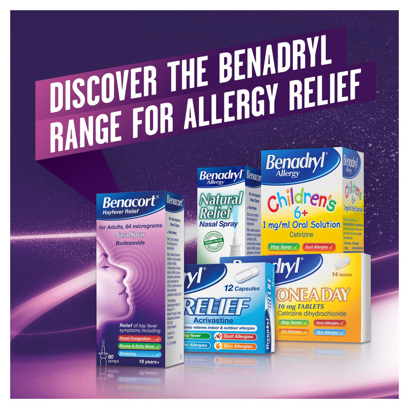Benacort hayfever nasal spray 64mcg 60 doses, UK version