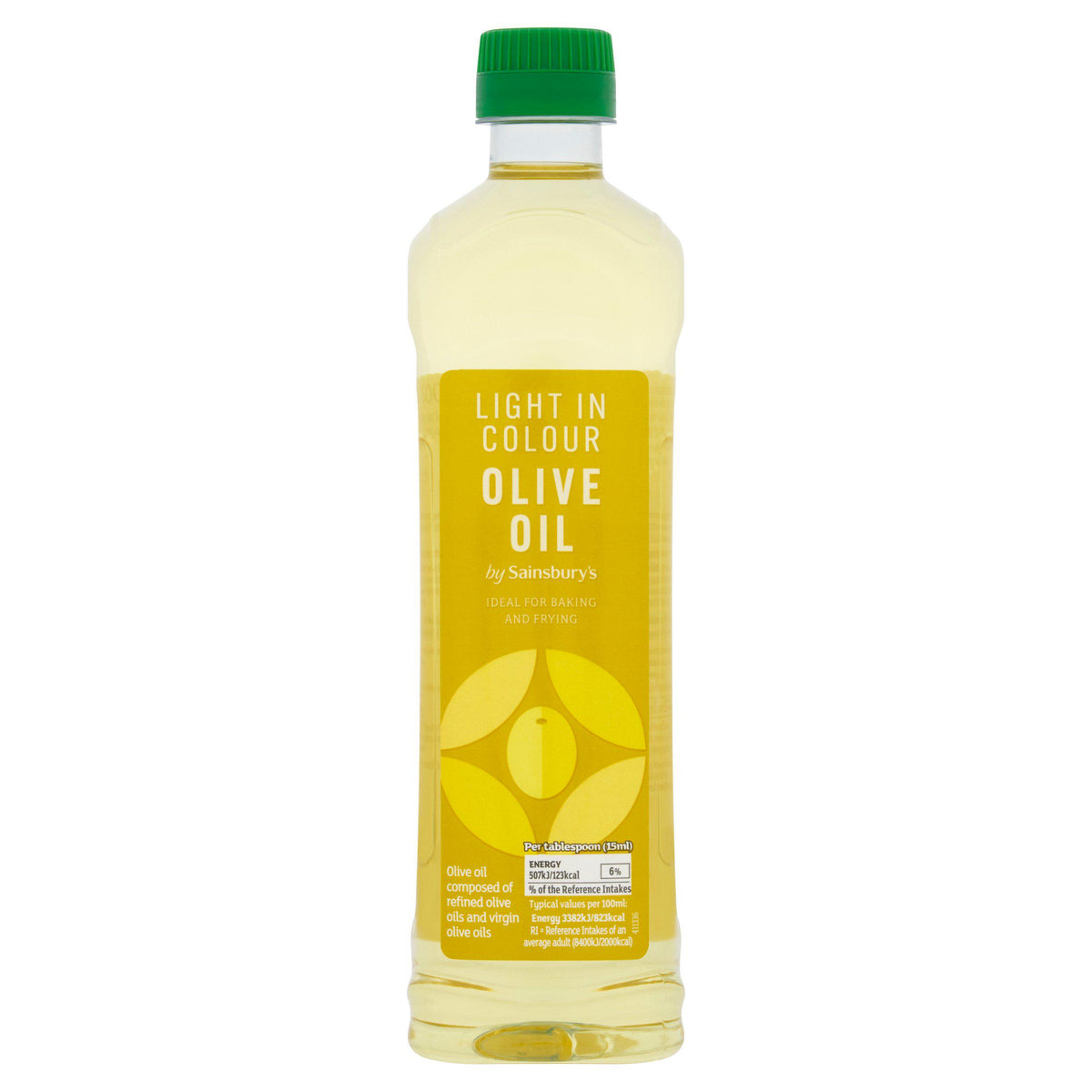 Sainsbury's olive oil light colour 500ml (British brand)