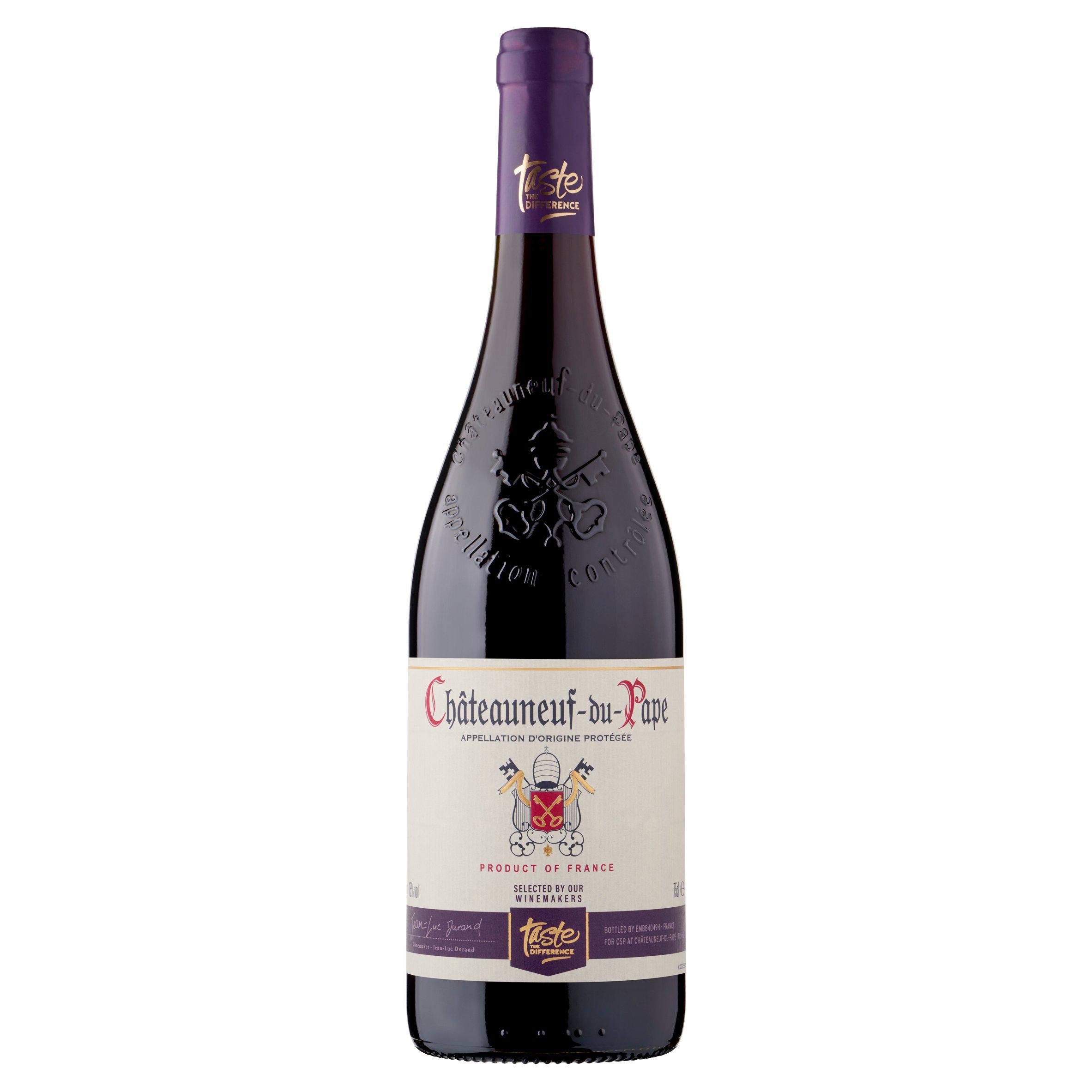Sainsbury's red wine Taste the Difference 75cl (British brand)