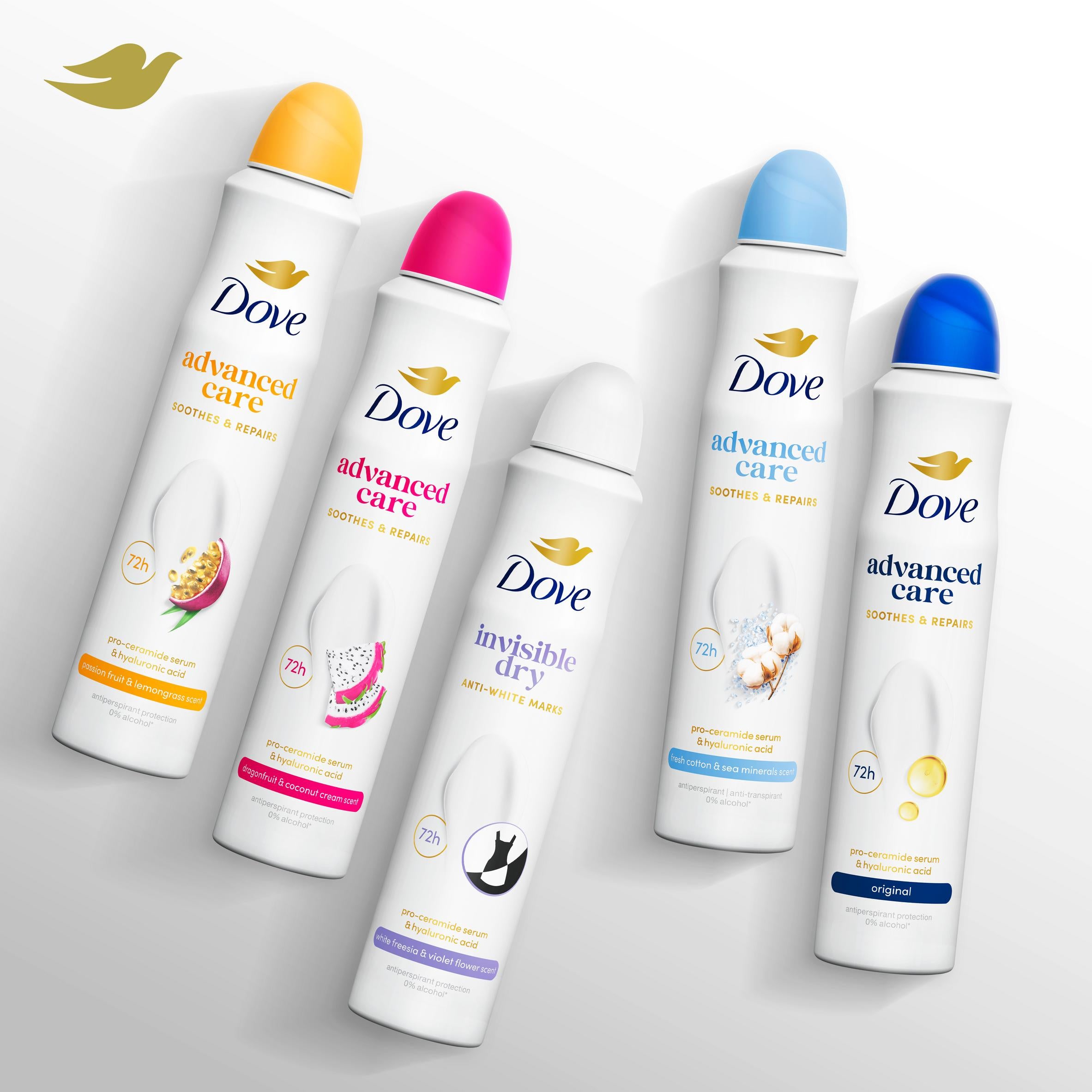 Dove Invisible Dry 72h deodorant 200ml (British brand)