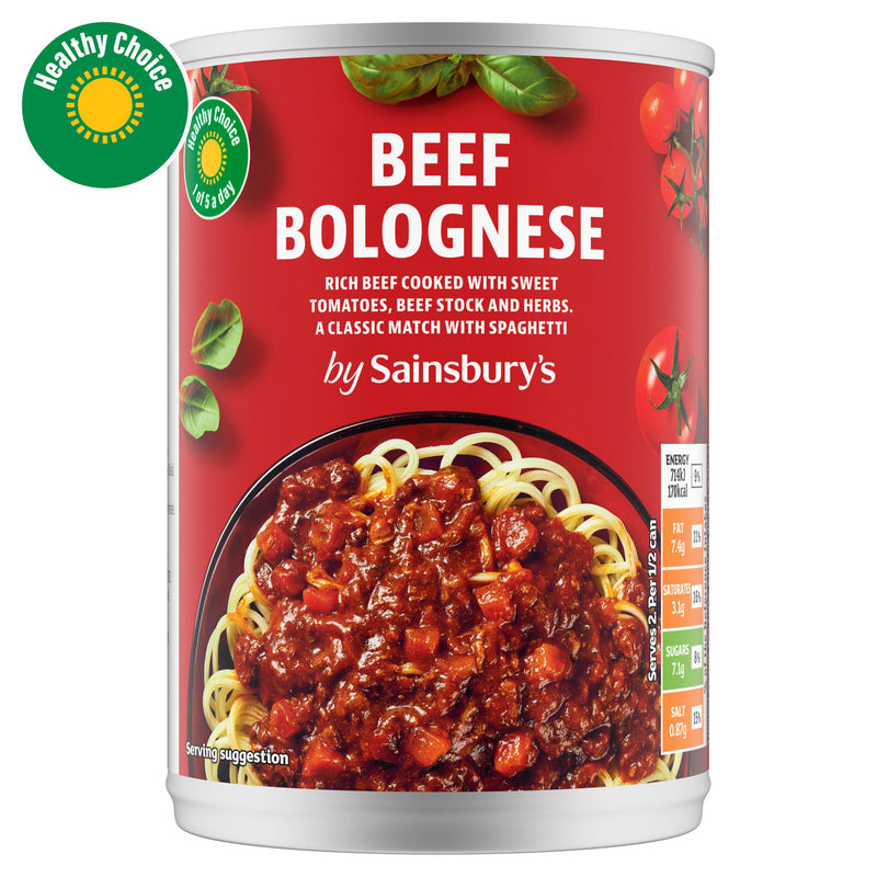 Sainsbury's Beef Bolognese 392g - British product