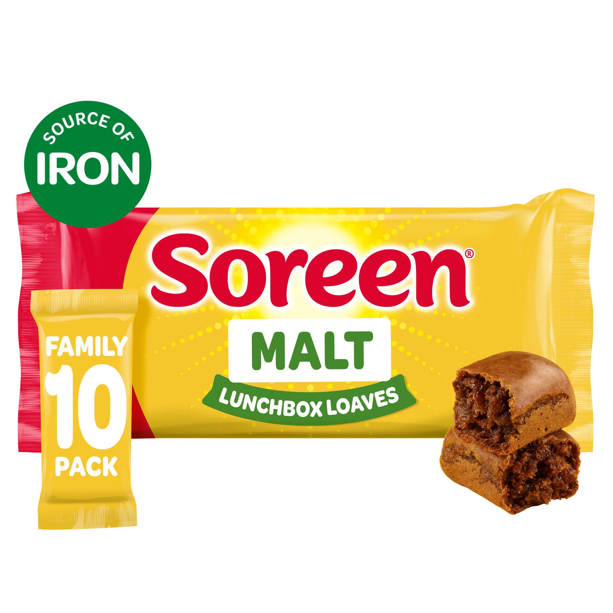 Soreen malt loaf snack bars family pack 10 x 30g - British product