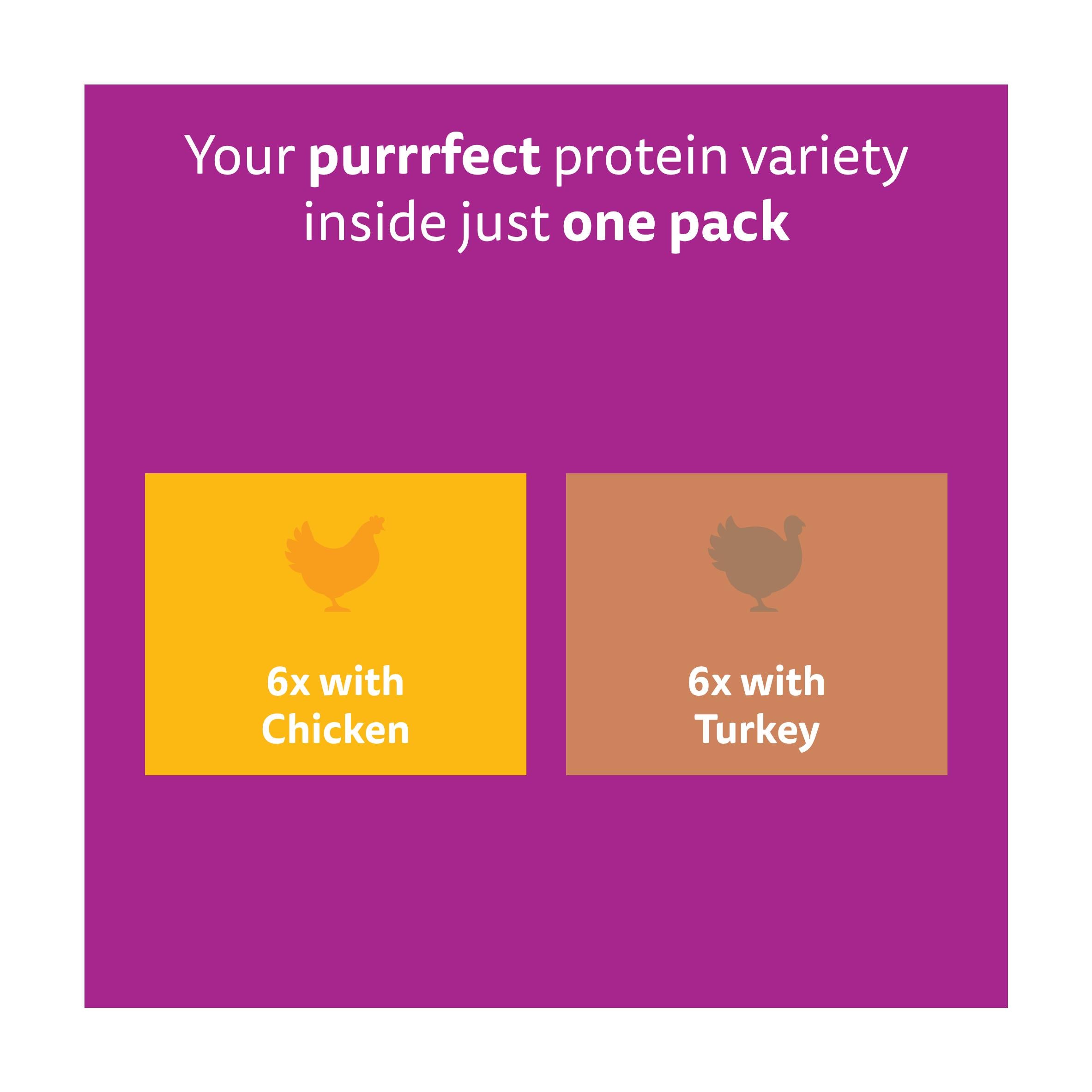 Whiskas 11+ Poultry Feasts pouches 85g, UK version