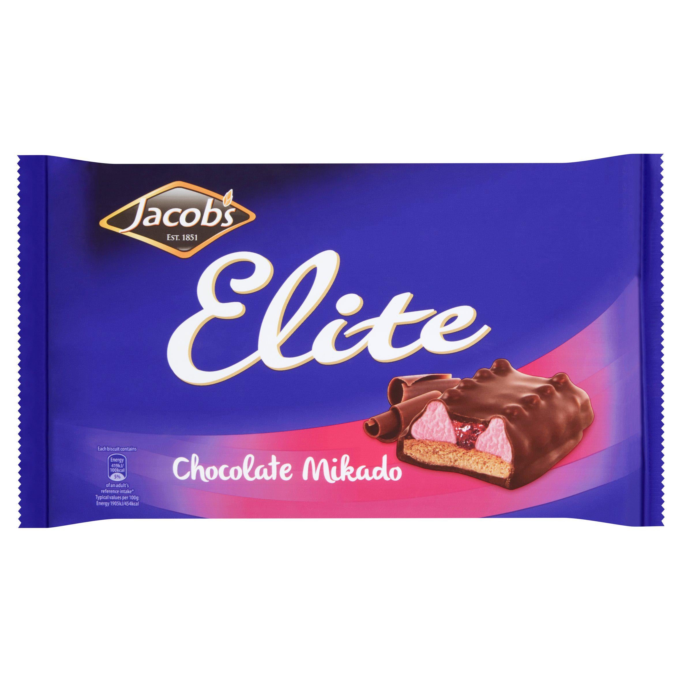 Jacob's Elite Chocolate Mikado 176g GOODS Sainsburys   