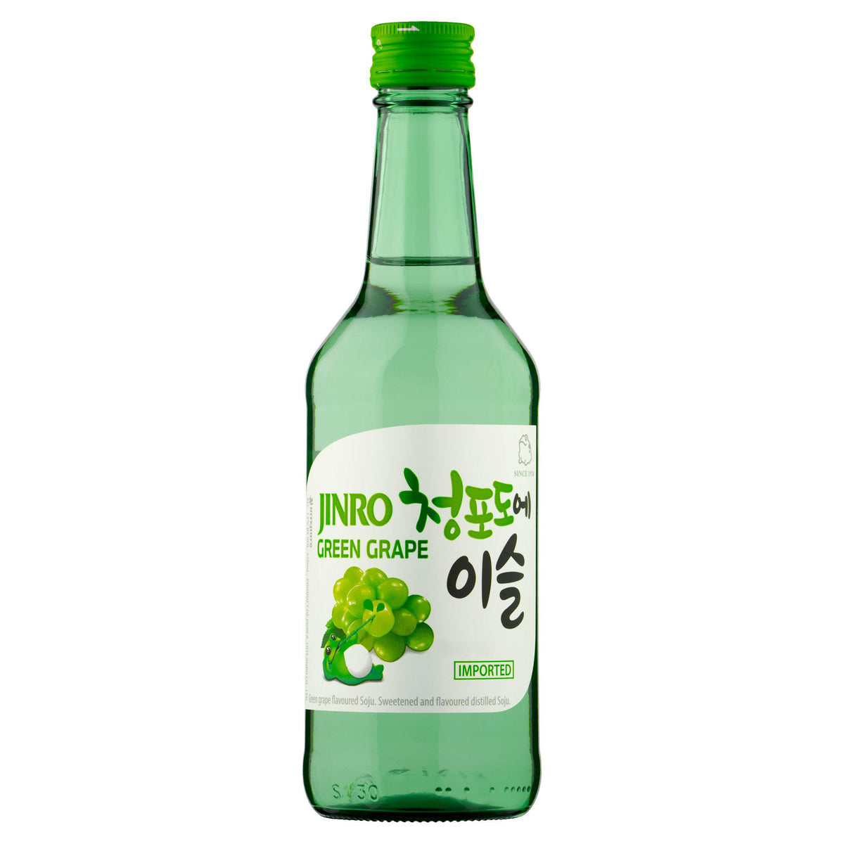 Jinro Green Grape Soju 350ml, UK version