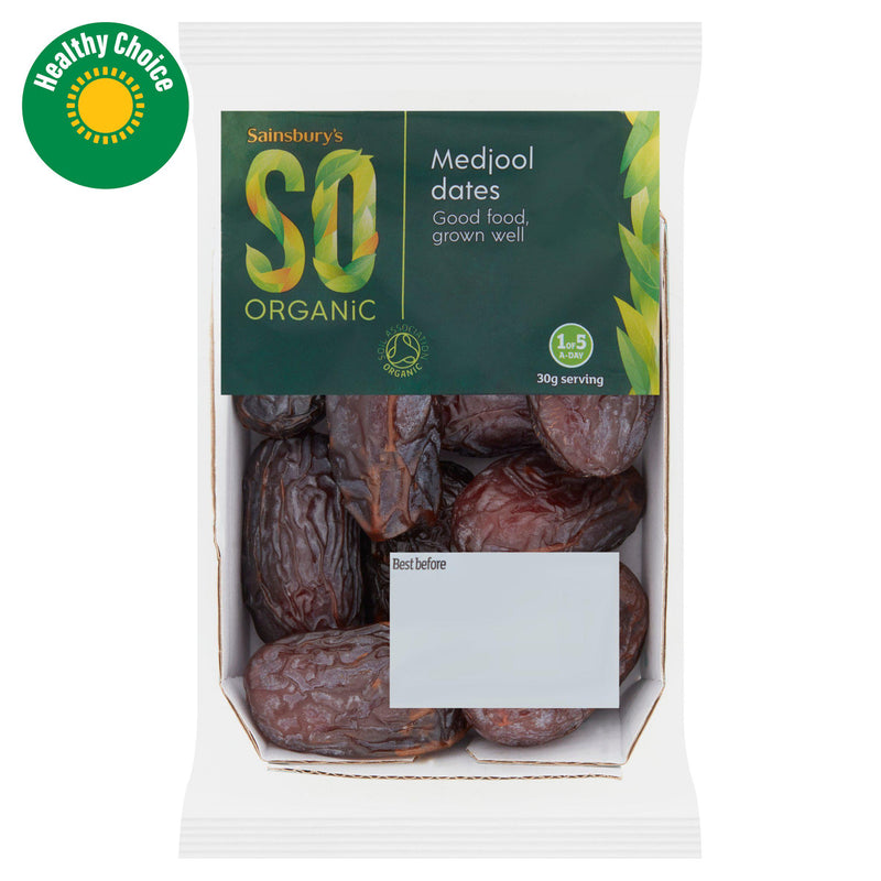 Sainsbury's SO Organic Medjool dates 200g - British product