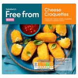 Sainsbury's gluten free cheese croquettes 212g (British brand)
