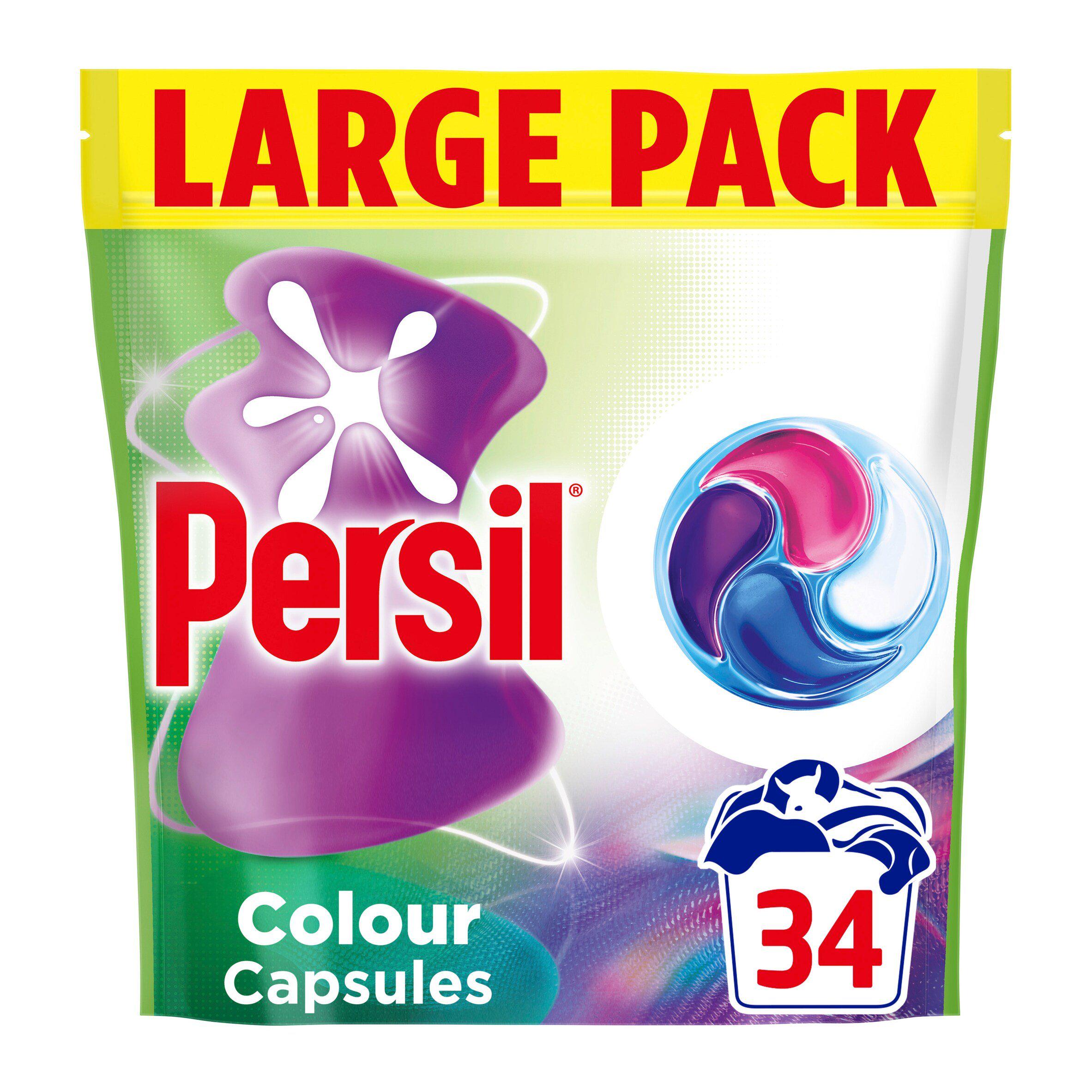 Persil Colour 4 in 1 laundry capsules 34 washes, UK version
