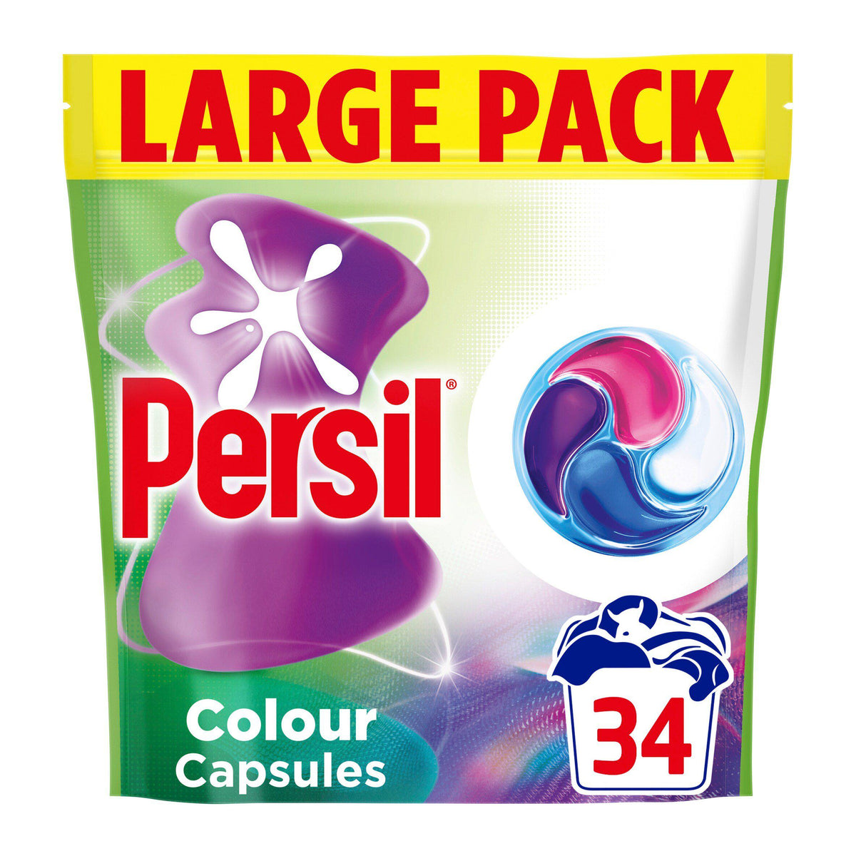 Persil Colour 4 in 1 laundry capsules 34 washes, UK version