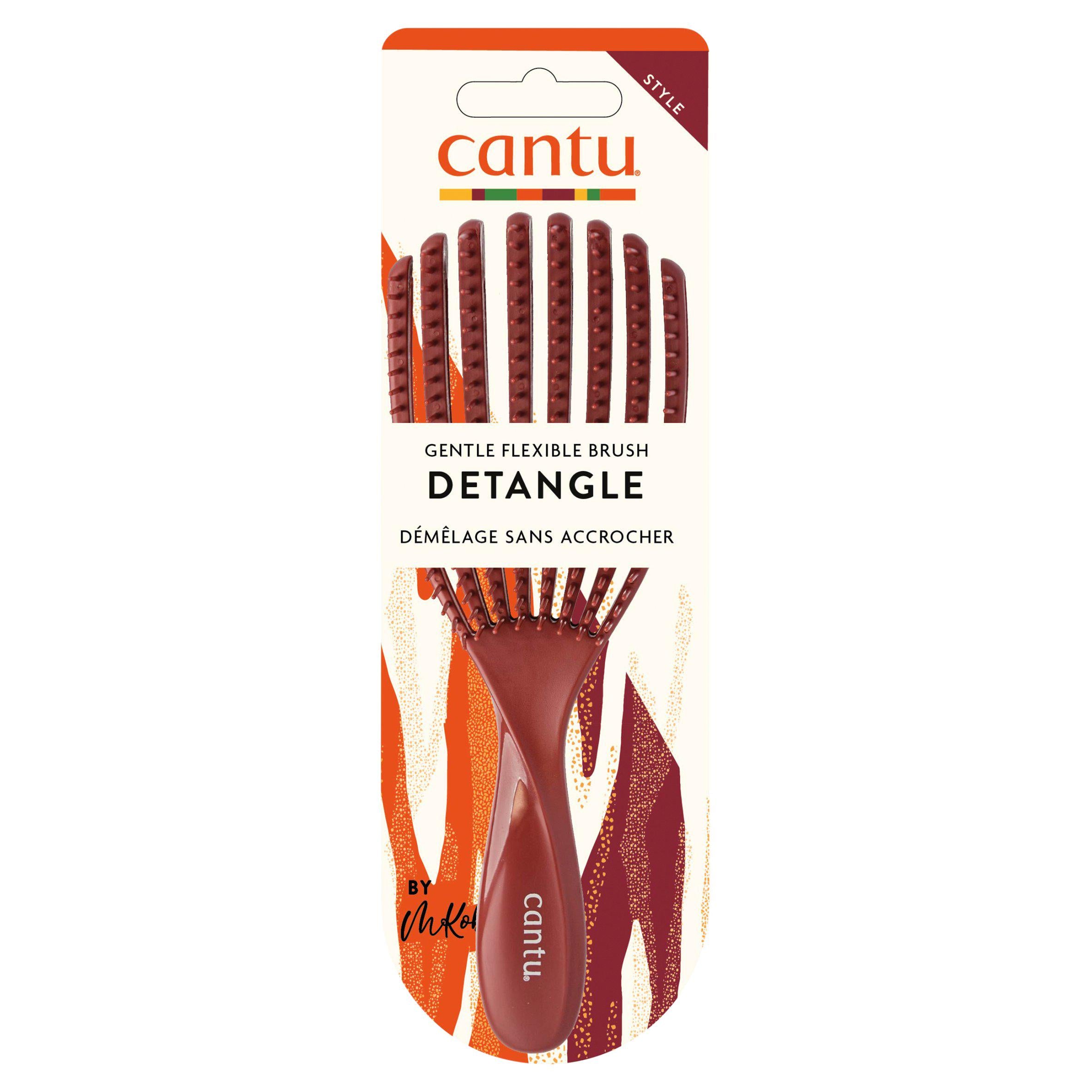 Cantu detangle brush flexible bristles anti-snagging, imported from the UK