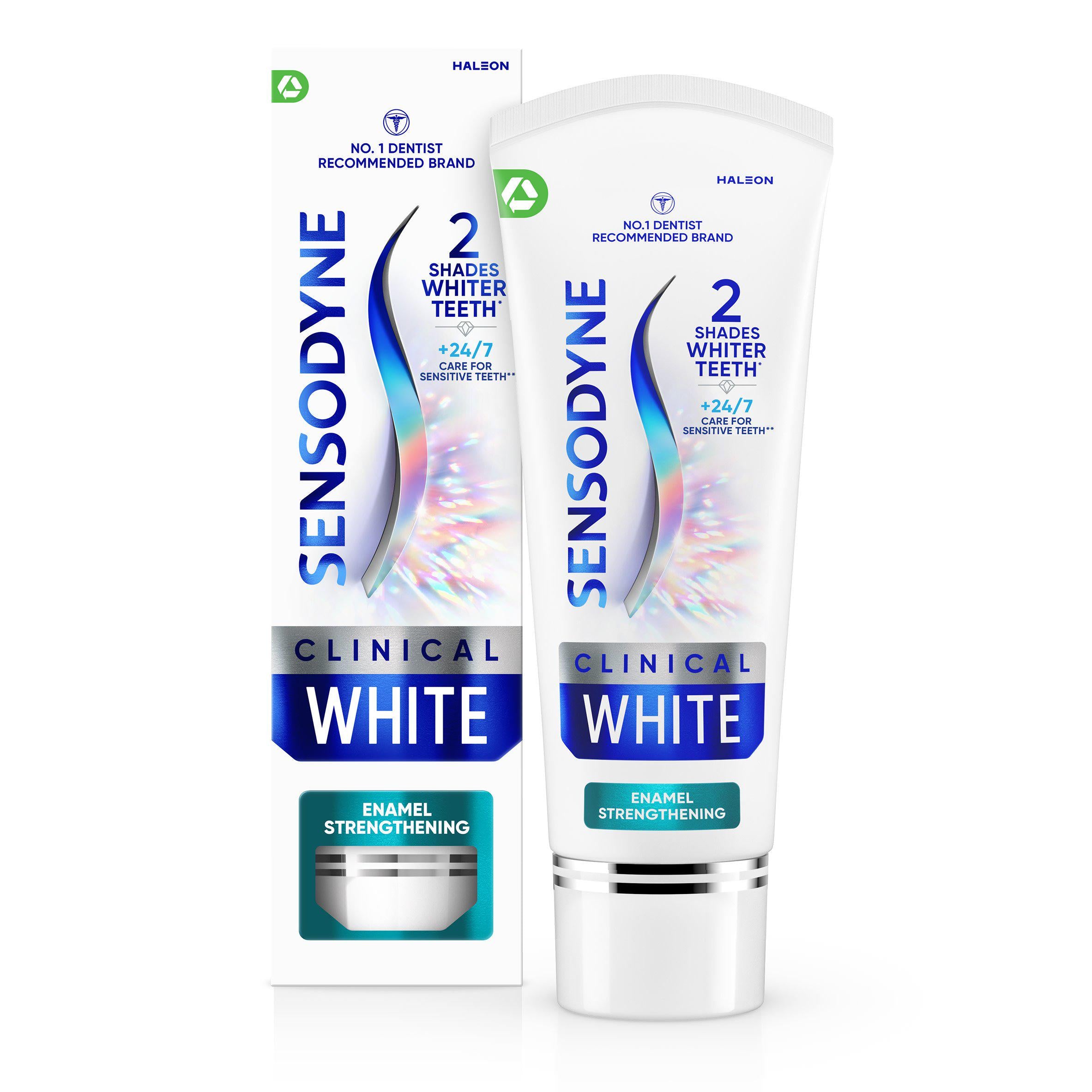 Sensodyne Clinical White Whitening toothpaste 75ml, UK version