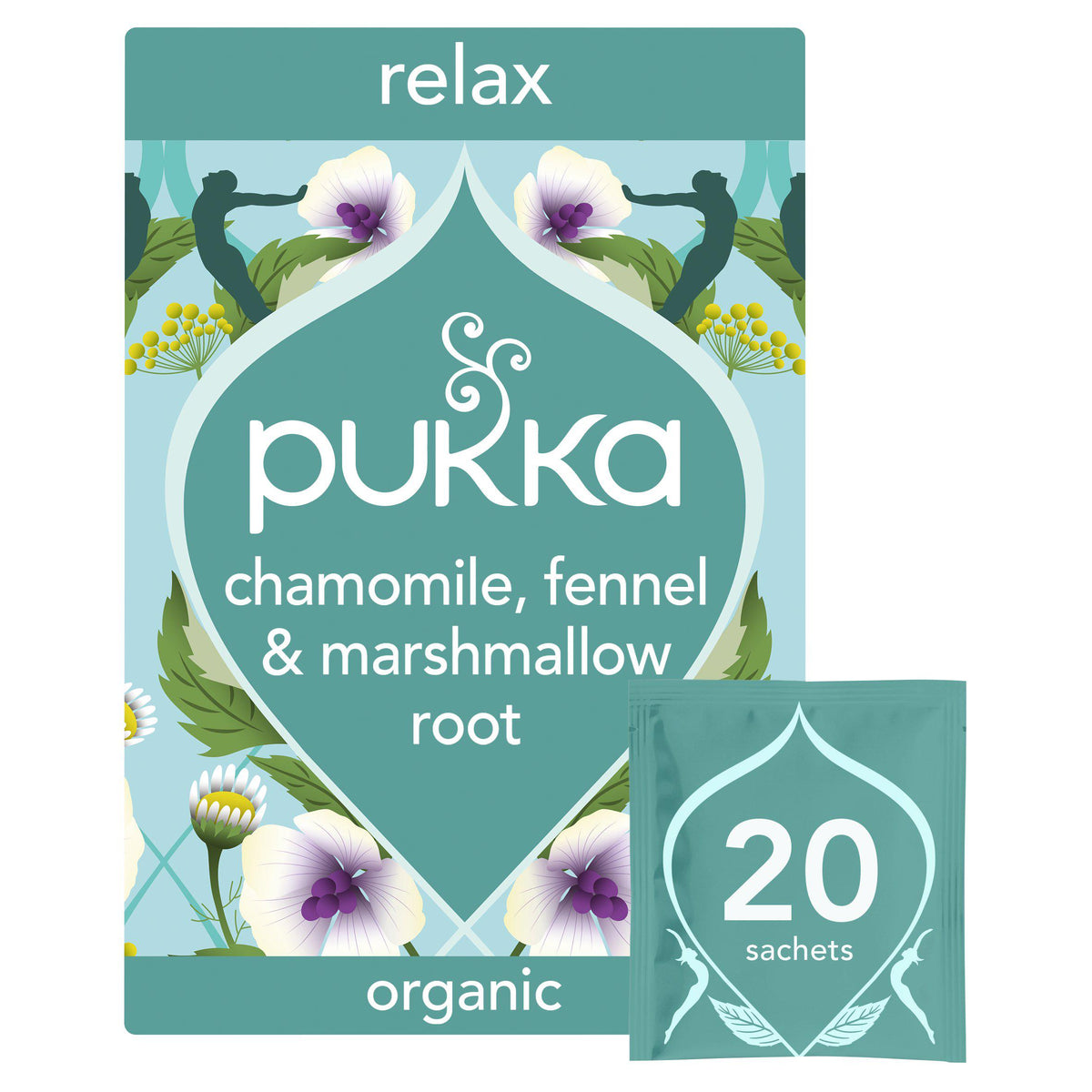 Pukka Organic Relax Tea bags 20 - British product