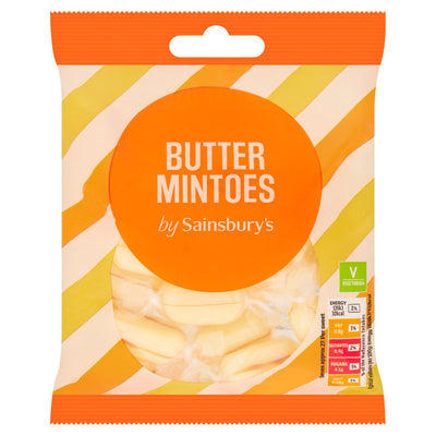 Sainsburys Sainsbury's Butter Mintoes Mint Flavoured Sweets 200g- Buy online at McGrocer