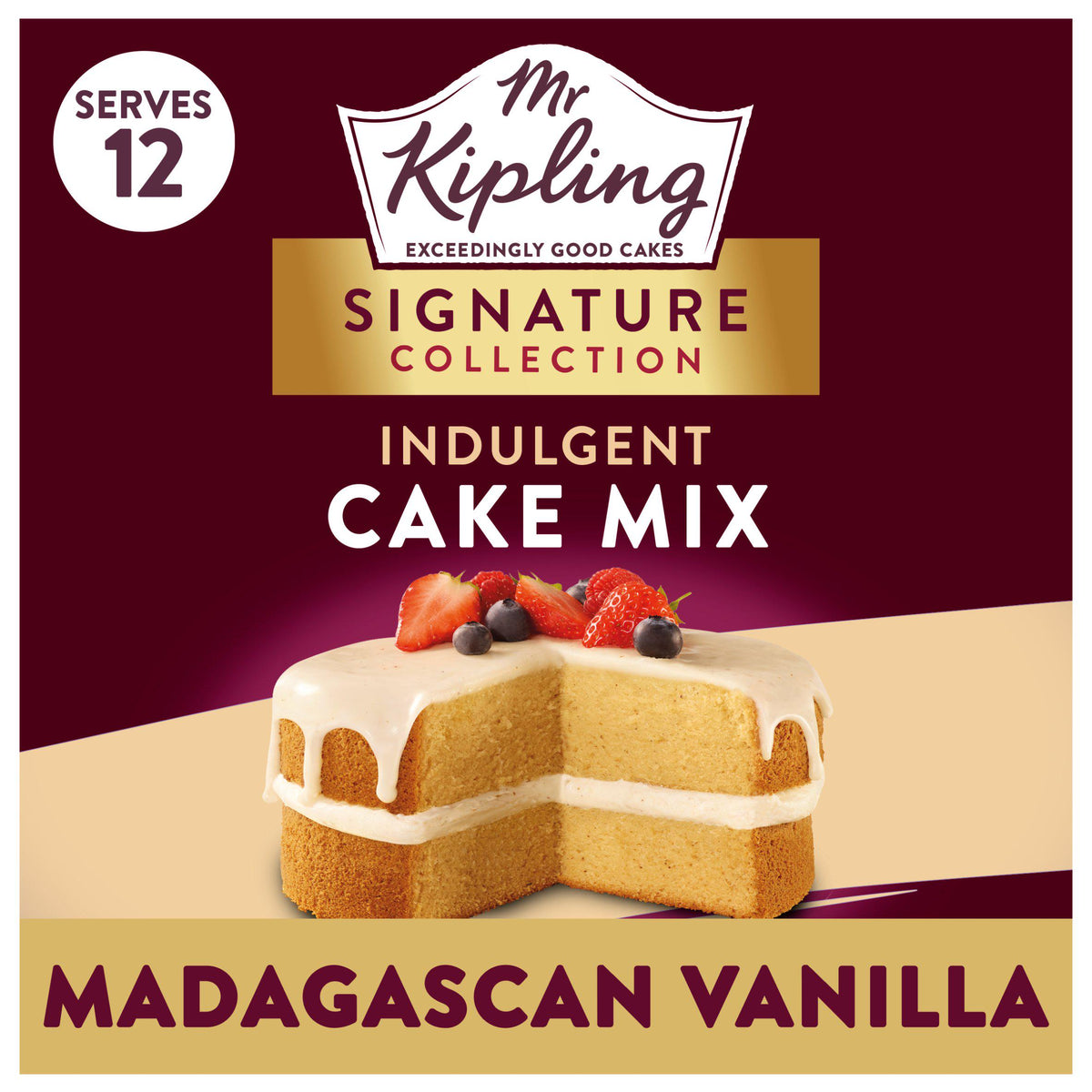Mr Kipling Madagascan vanilla cake mix 425g, UK version
