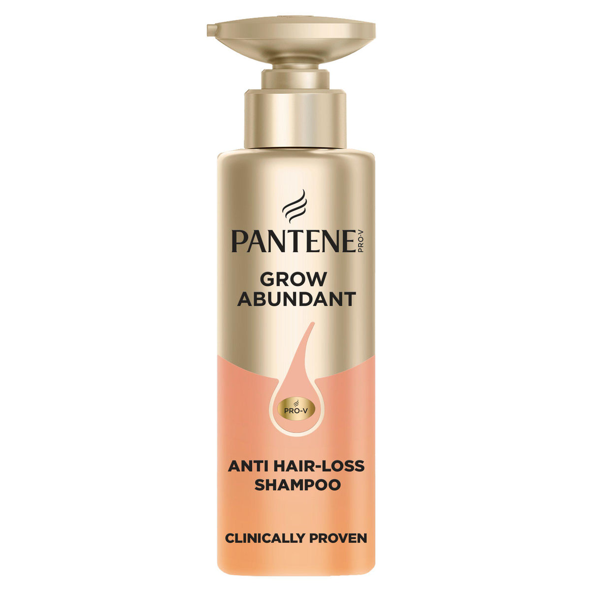 Pantene Grow Abundant anti-hair loss shampoo 290ml, imported from the UK