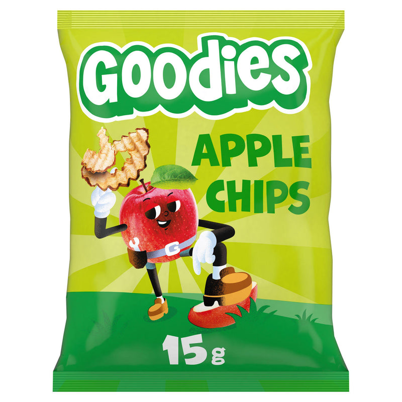 Goodies apple chips kids fruit snack 15g, imported from the UK