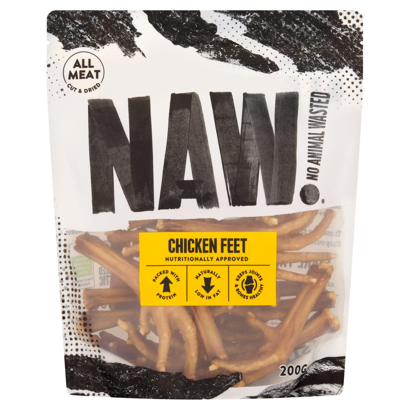 Naw chicken feet dog treats 200g - British product