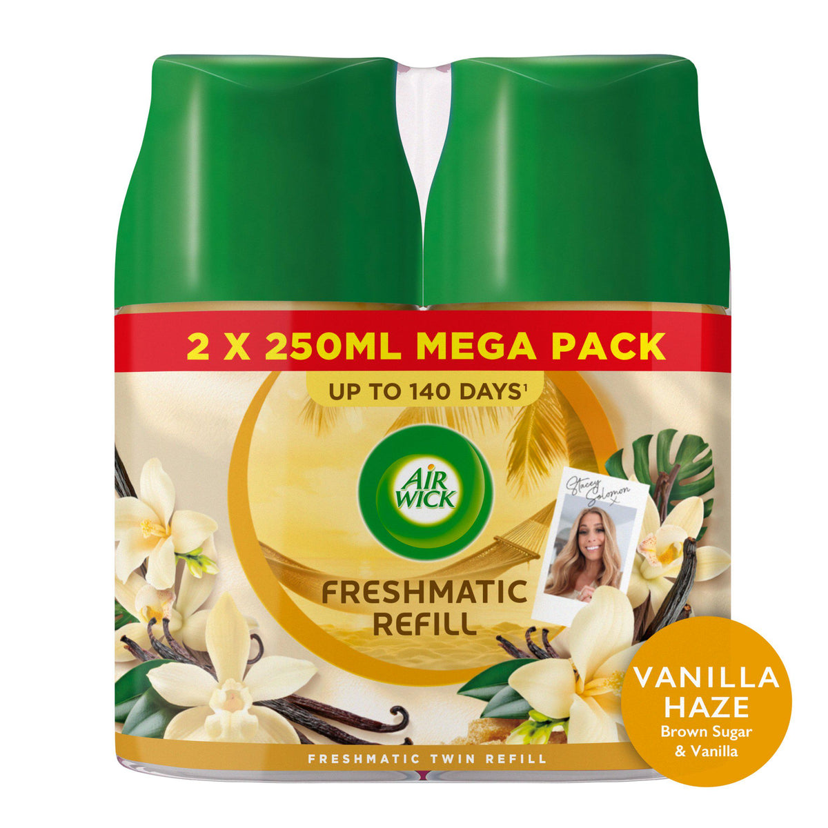 Air Wick Freshmatic refill Brown Sugar Vanilla 2x250ml - British product