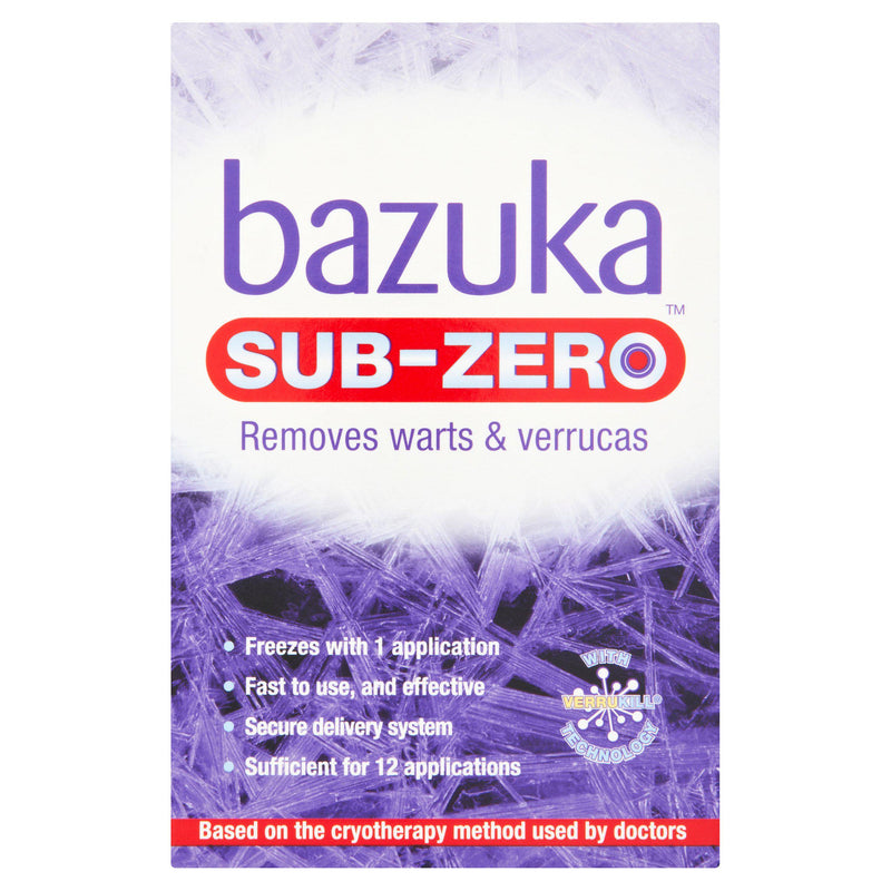 Bazuka Sub Zero wart remover 50ml (British brand)