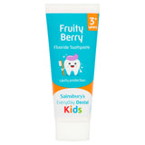 Sainsbury's kids fluoride toothpaste fruity berry 75ml, UK version