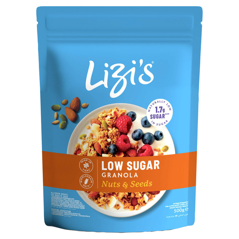 Lizi's Low Sugar Granola 400g pouch (British brand)