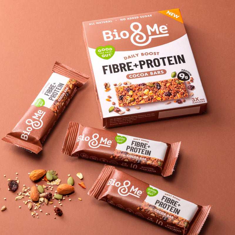 Bio&Me cocoa flapjack bars 120g - British product