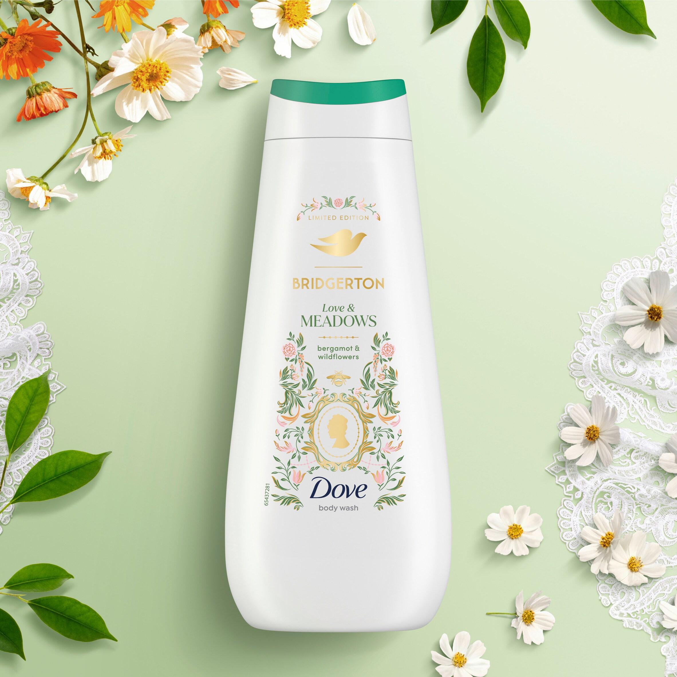 Dove body wash Limited Edition Bridgerton Love & Meadows 400ml - British product