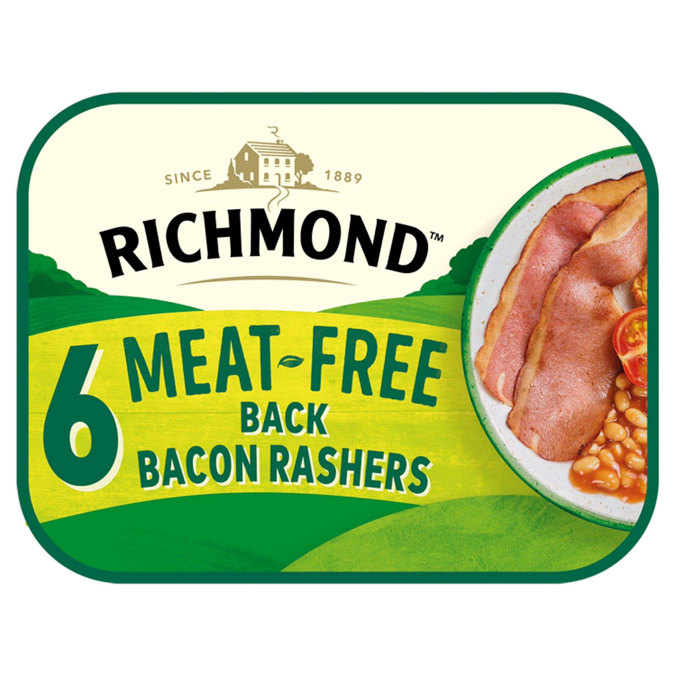 Richmond vegan back bacon rashers 120g - British product