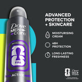 Dove Men+Care antiperspirant spray 200ml FIFA - British product