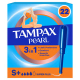 Tampax Pearl Super Plus tampons 22 count, UK version