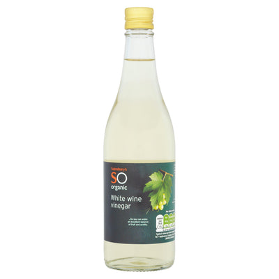 Sainsburys Sainsbury's White Wine Vinegar, SO Organic 500ml- Buy online at McGrocer